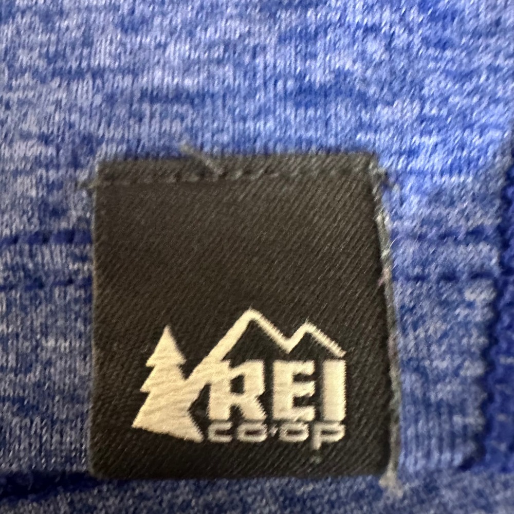 REI Co-op Women's XL Blue Heather Long Sleeve Active Performance Shirt - Picture 6 of 7